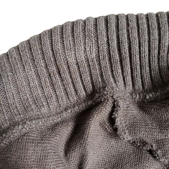 J Jill Womens Pants Large Capri Cropped Brown Cotton Elastic Waist Straight Boho - Picture 11 of 13